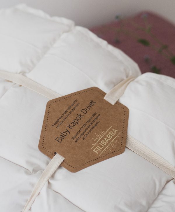 Baby duvet - Kapok - nature white