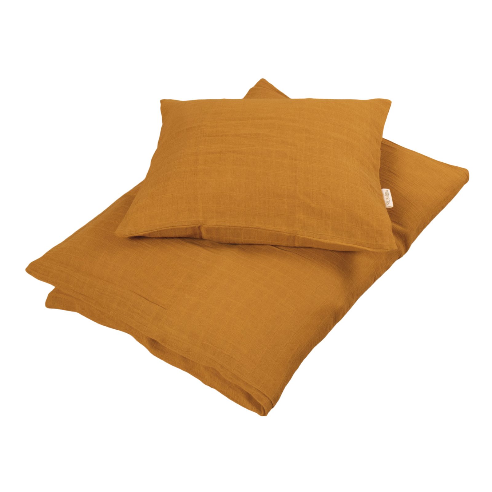 Babybettwäsche GOTS - Musselin Golden Mustard
