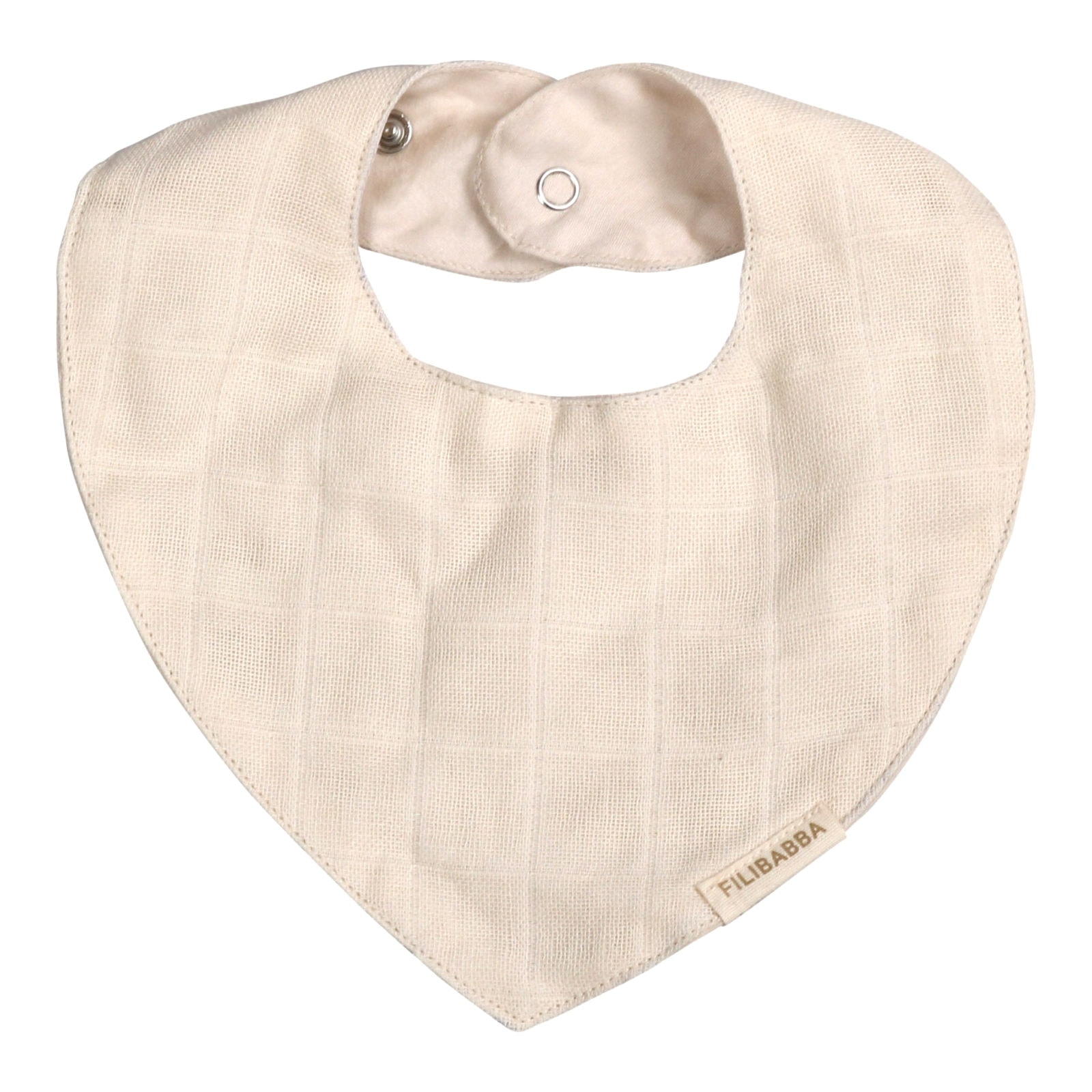 Muslin bib - Nature white