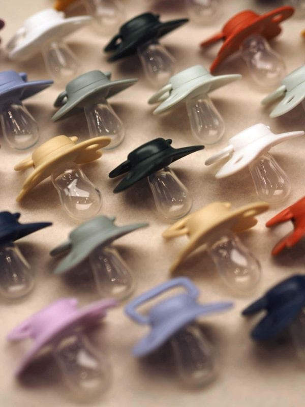 Pacifiers 2-pack - Dark grey 0-6 months