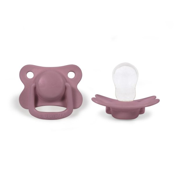 Pacifiers 2-pack - Dusty rose +6 months
