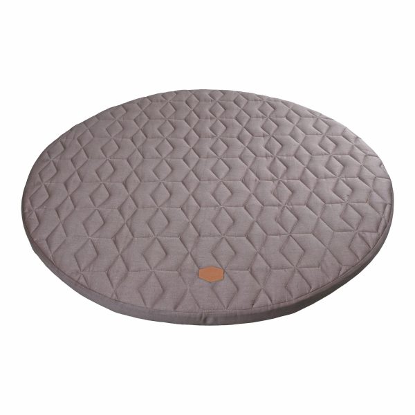 Play mat - Soft quilt dark grey