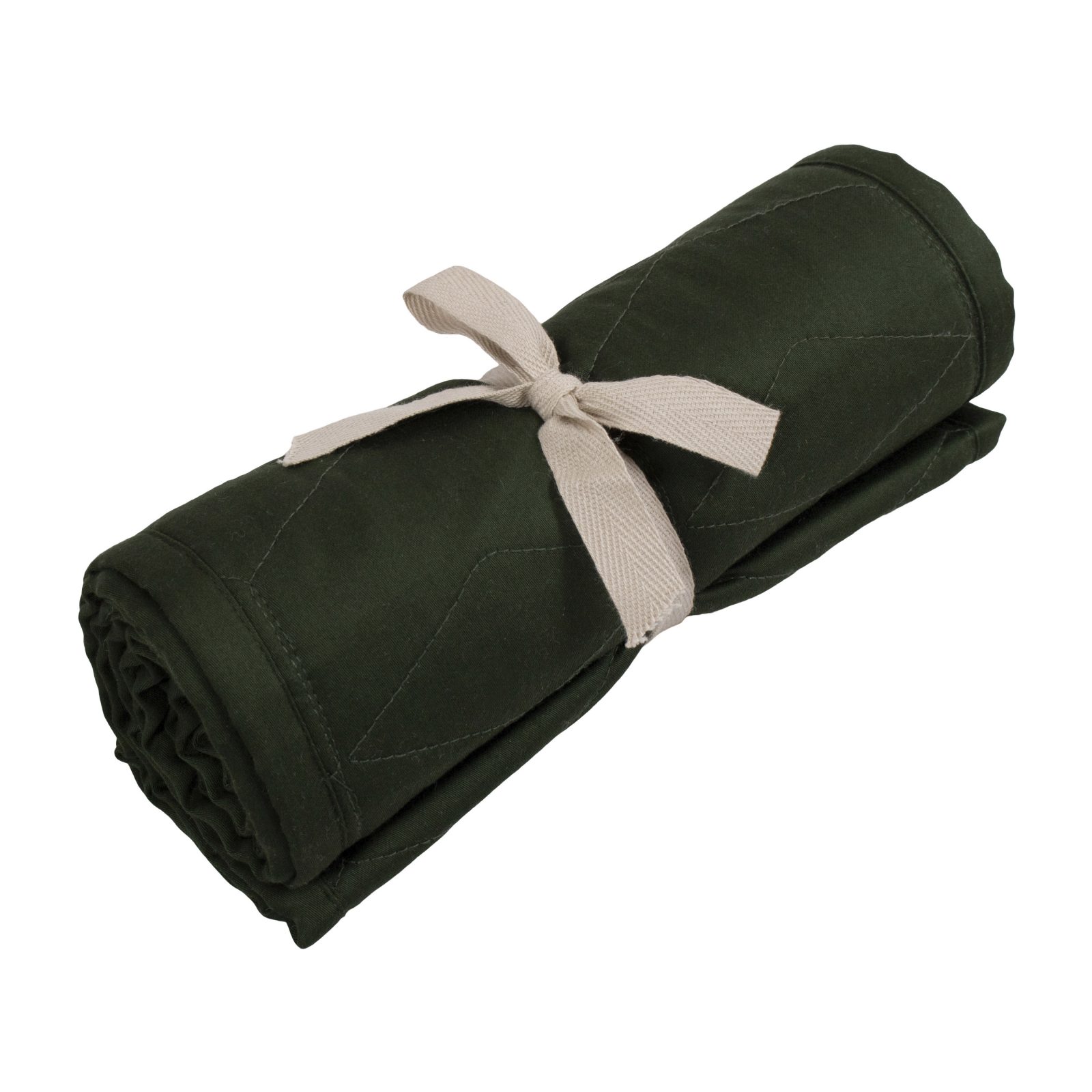 Bettumrandung - Weiches Quilt Dark Green