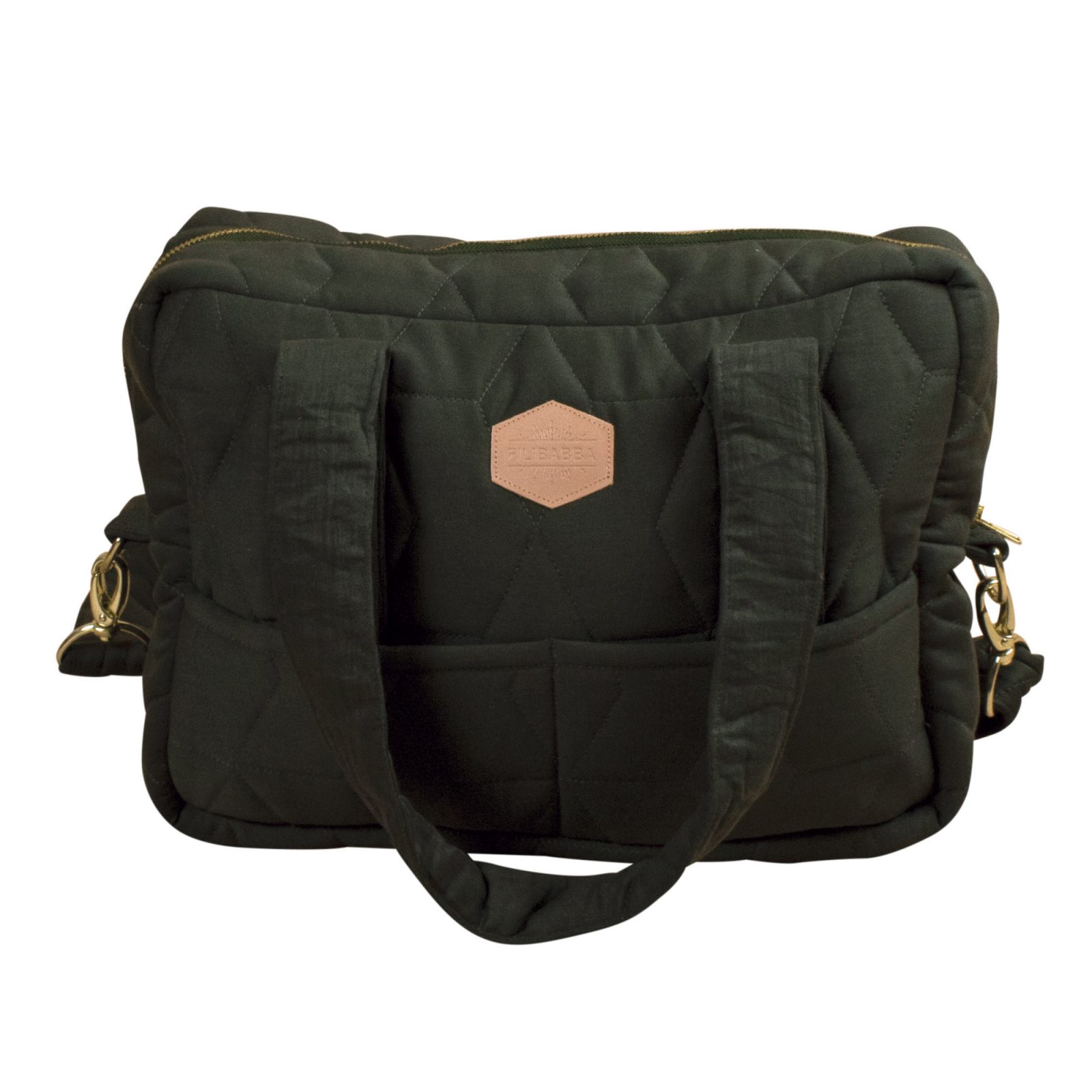 Wickeltasche - Weiches Quilt Dark Green