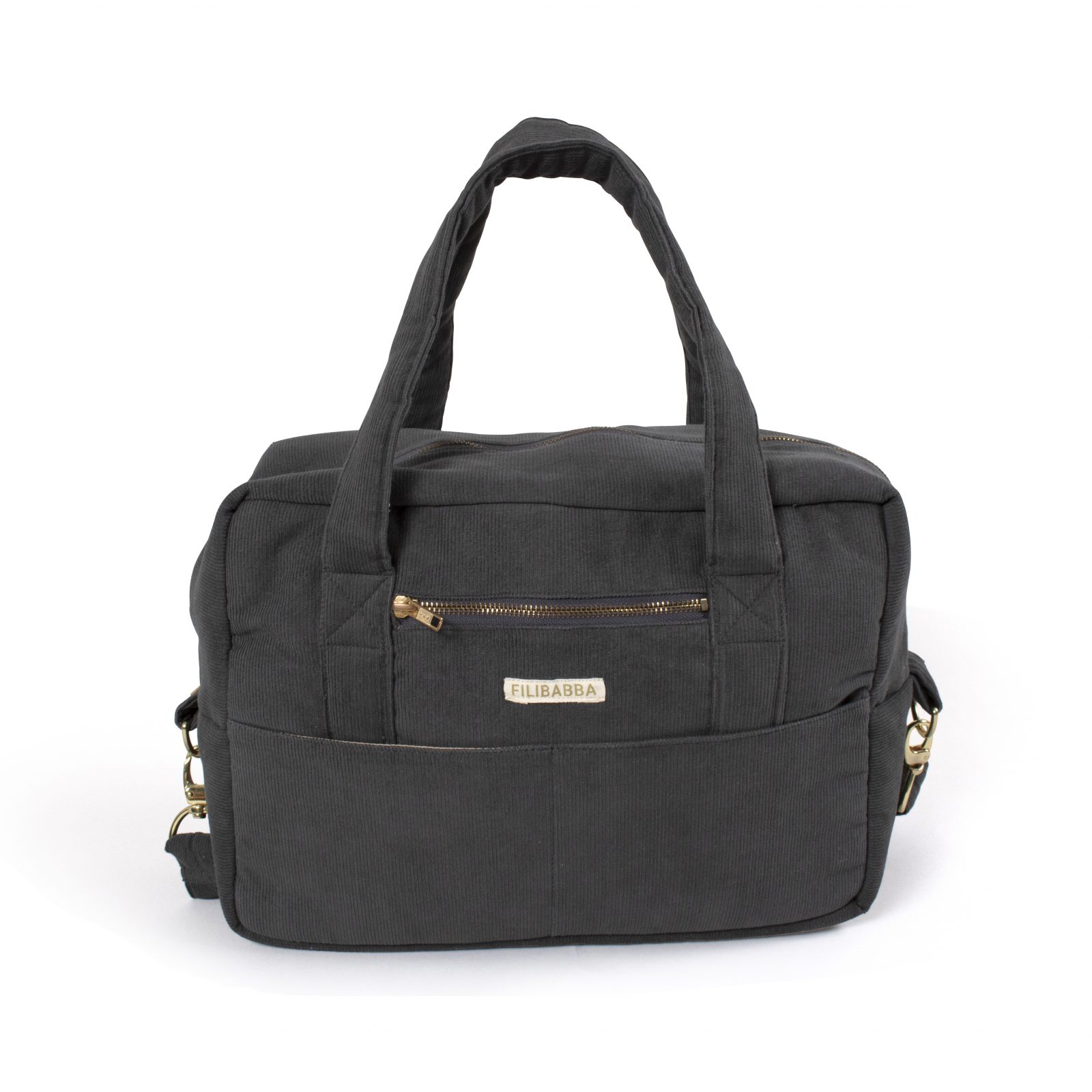 Nursing bag - corduroy stone grey