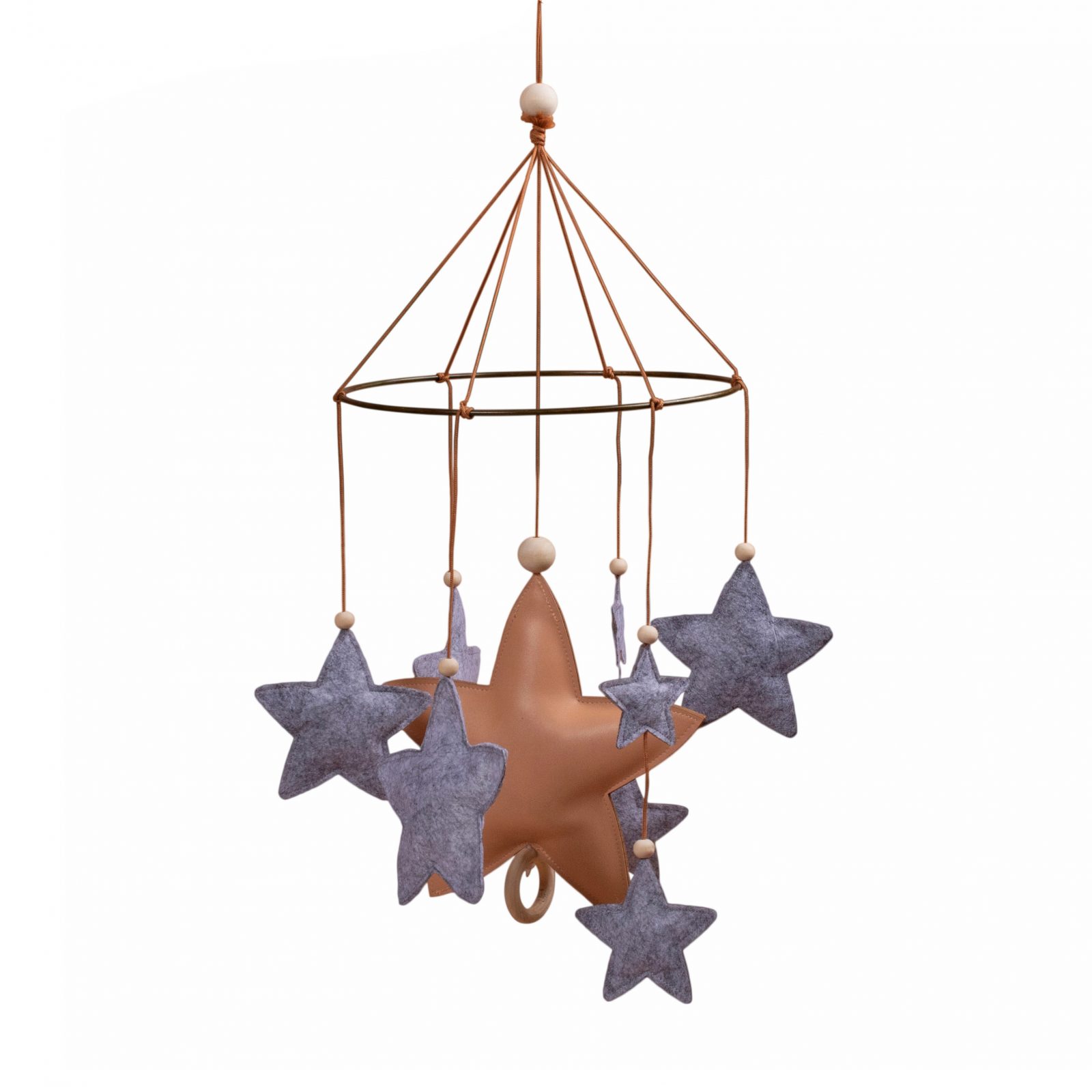 Music mobile - Shooting star grey melange