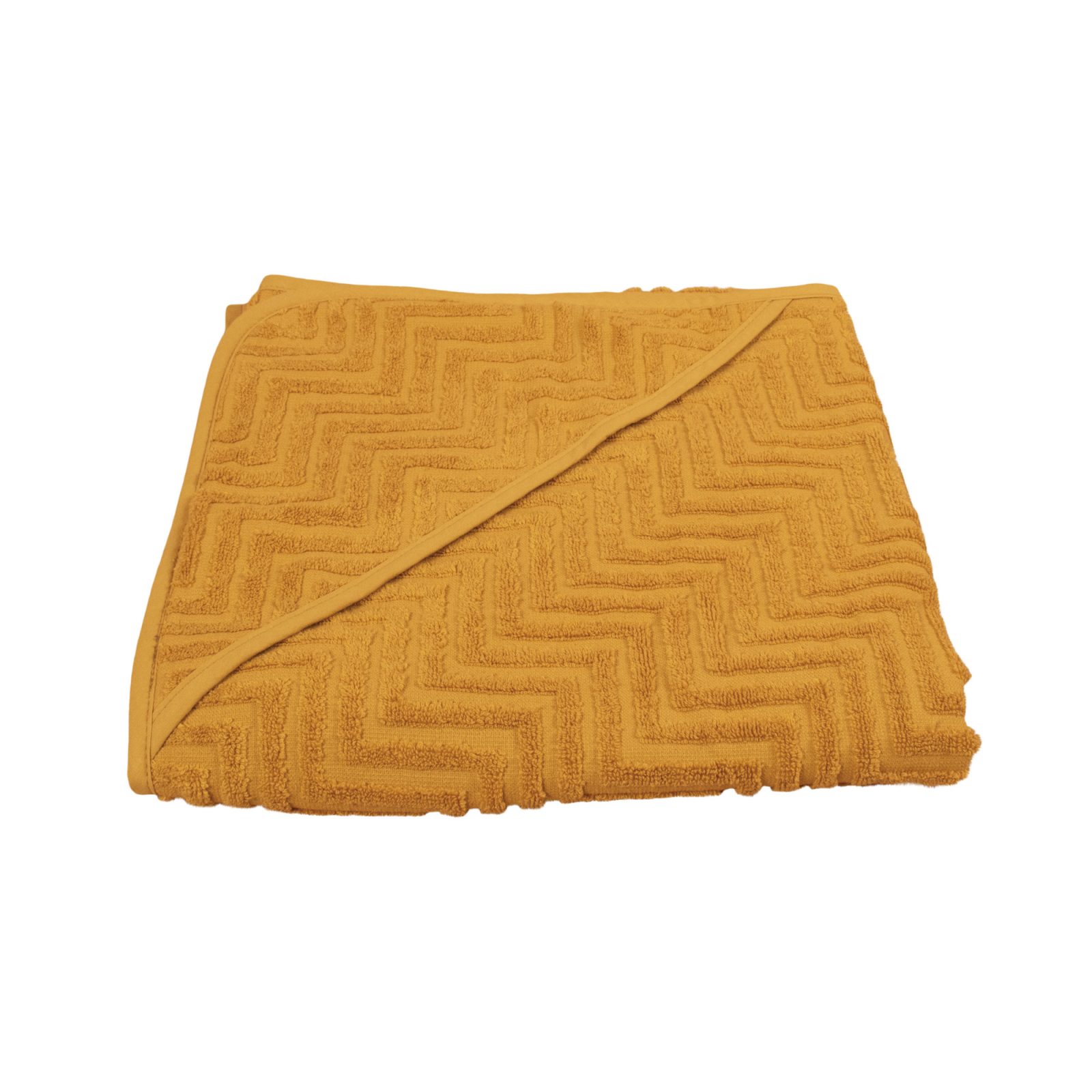 Badeslag GOTS - Zigzag Golden mustard
