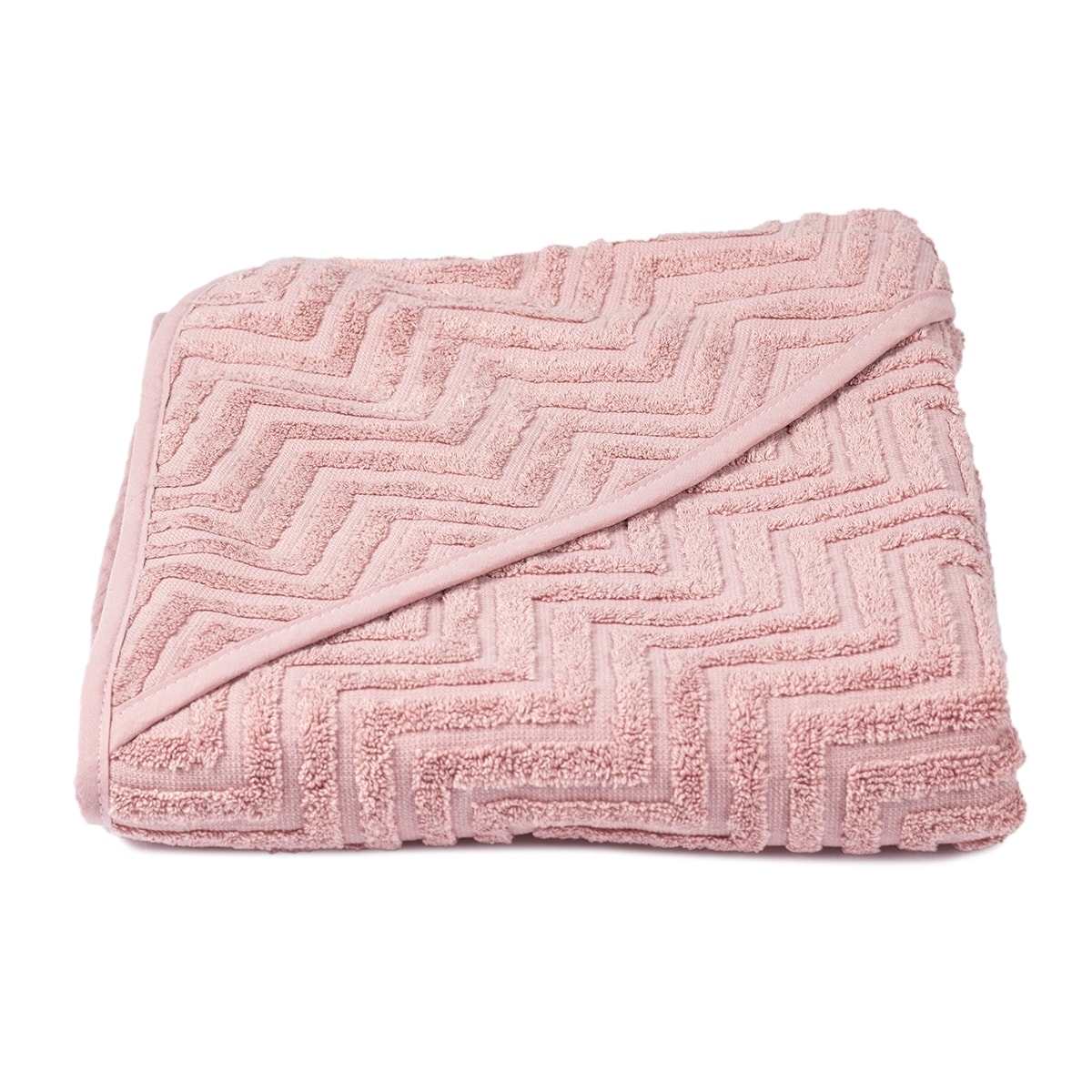 Badeslag GOTS - Zigzag Dark Rose