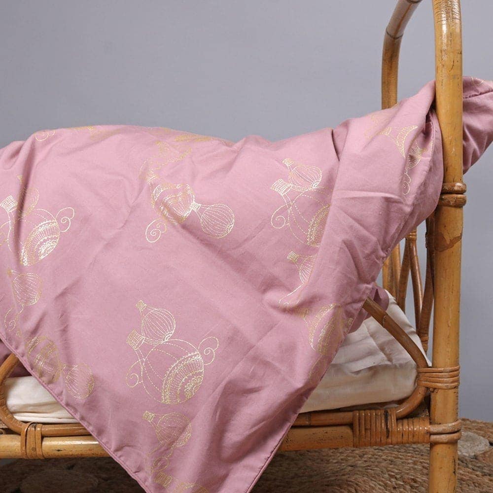 Junior Bettwäsche GOTS - Airballoon Dusty Rose