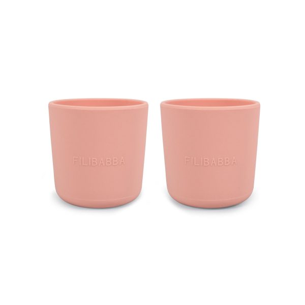 Silicone cup 2-pack - Peach