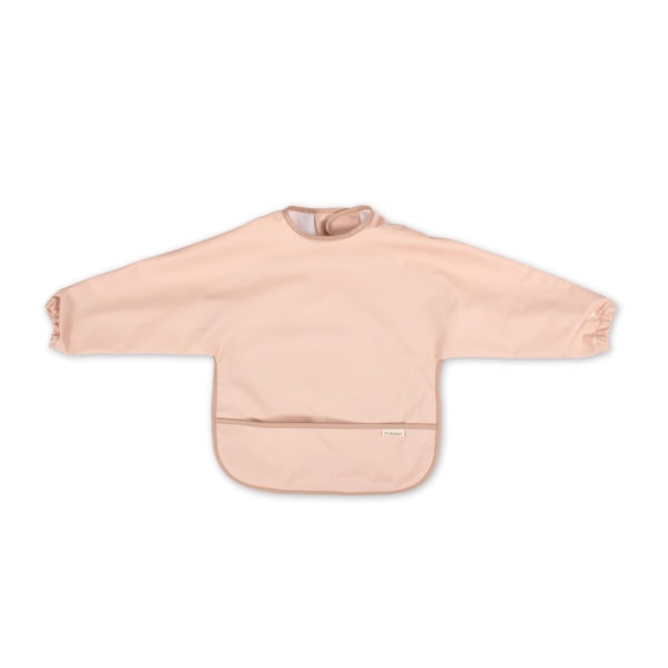 Bib w. sleeves - Peach / Blush