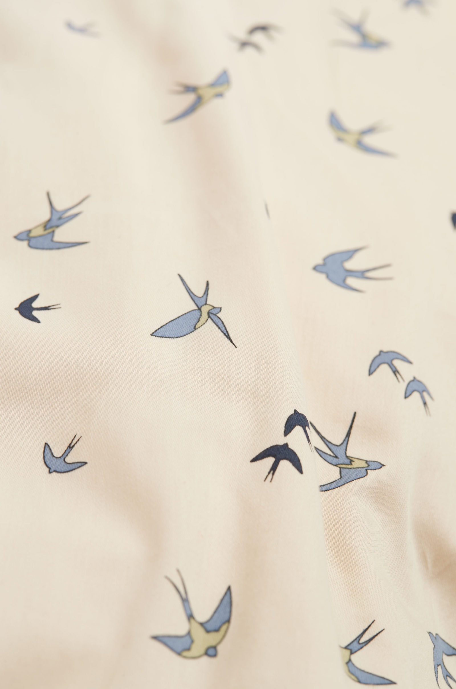 Junior Bettwäsche GOTS - Dancing Swallow Blue