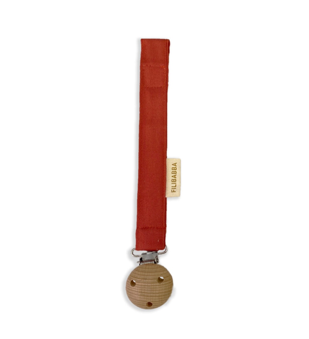 Pacifier holder with velcro closure Baked Apple Shop online hos