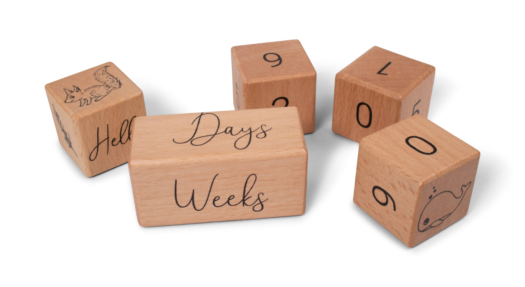Wooden age blocks Shop online hos FILIBABBA