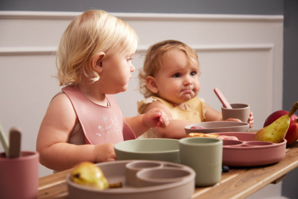 Silikonlätzchen - Fall Flowers