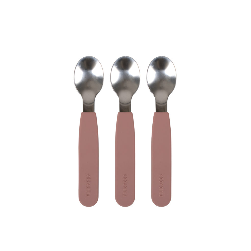 Silicone spoons 3pack Rose Shop online hos FILIBABBA