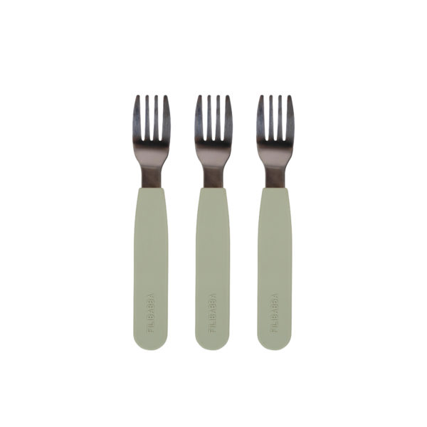 Silikone gafler 3-pak - Green