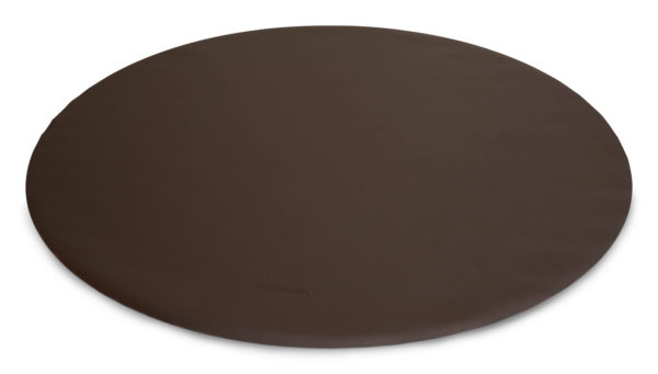 Anti-slip floormat - recycled PU leather - Brown
