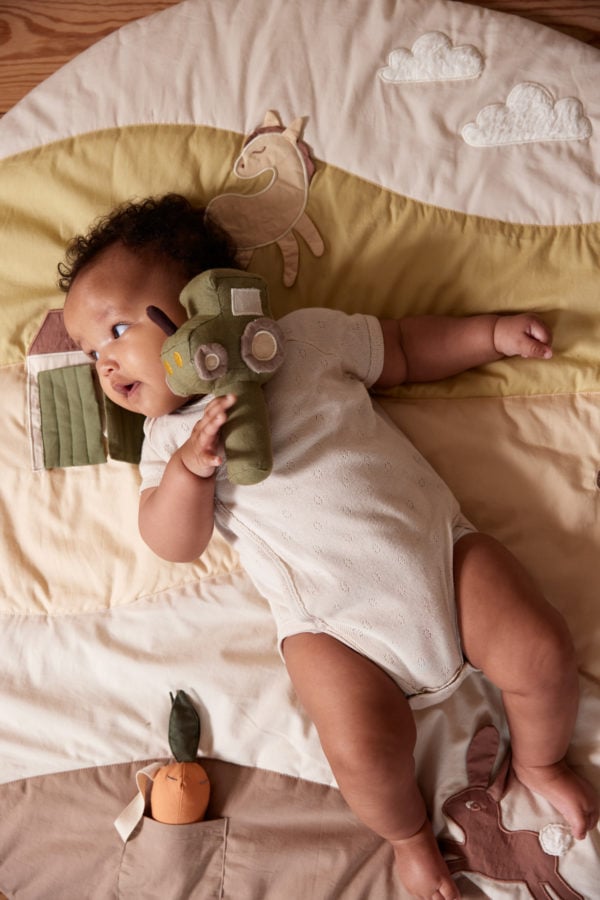 Linen rattle - Tractor