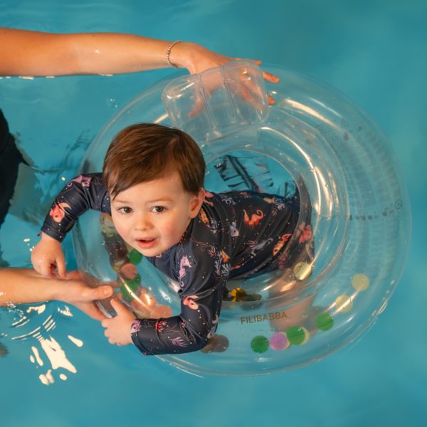 Babybadering Alfie m.regnbuefarvet  konfetti