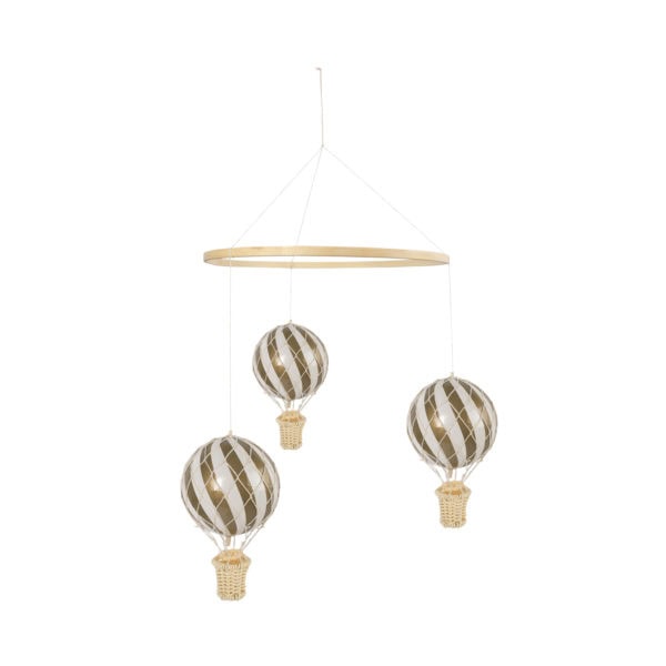 Air balloon mobile - Golden