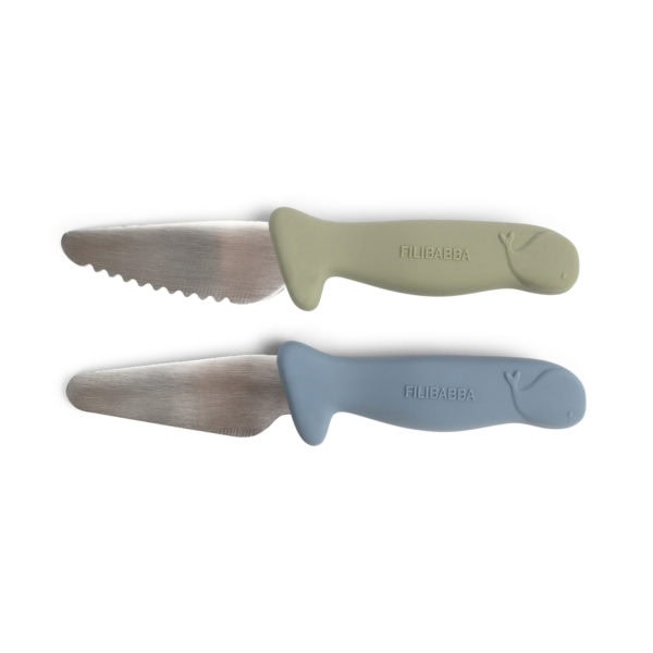 Beginner's cutting knives - 2-pack - Powder Blue + Green