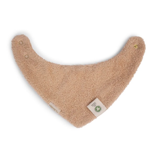 Bandana-hagesmæk 2-pak GOTS - Little Wonders + Warm Grey