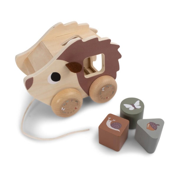 Pull along toy - Henning the hedgehog