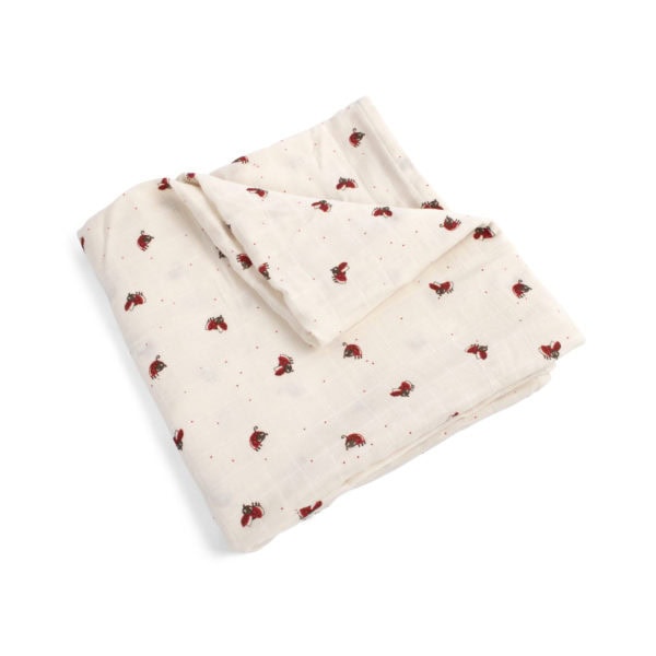 Muslin Swaddle Diaper 120x120 cm GOTS - Lucky