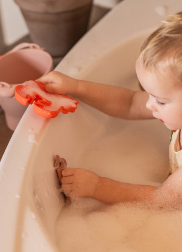 Silicone sand toys 5 pieces - Peach Mix