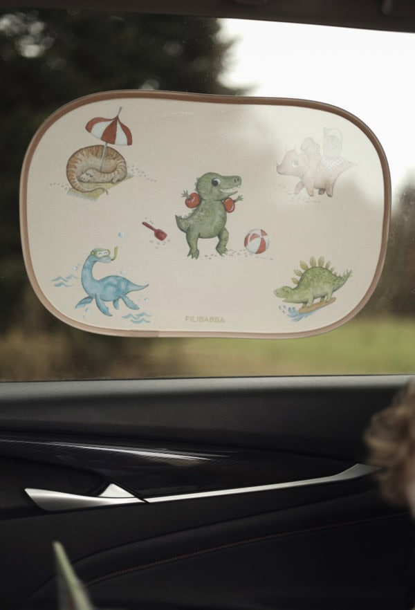 Solskærme til bilen 2 stk. - Dino Beach