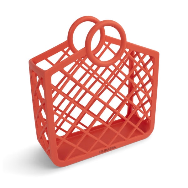 Strandtaske i silikone - Warm Red