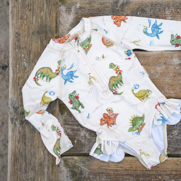 Vilje – UV suit 1-2 years – Dino Beach