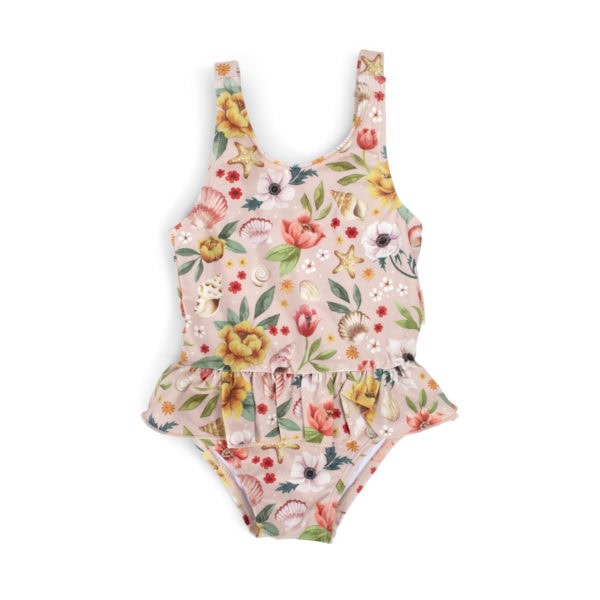 Eva – Badedragt 3-4 år – Ocean Blossom