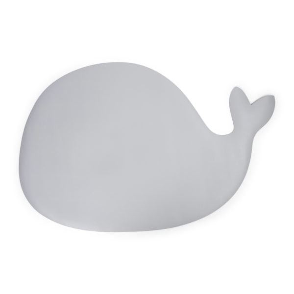 Anti-slip floormat - Christian the whale - Pearl Blue
