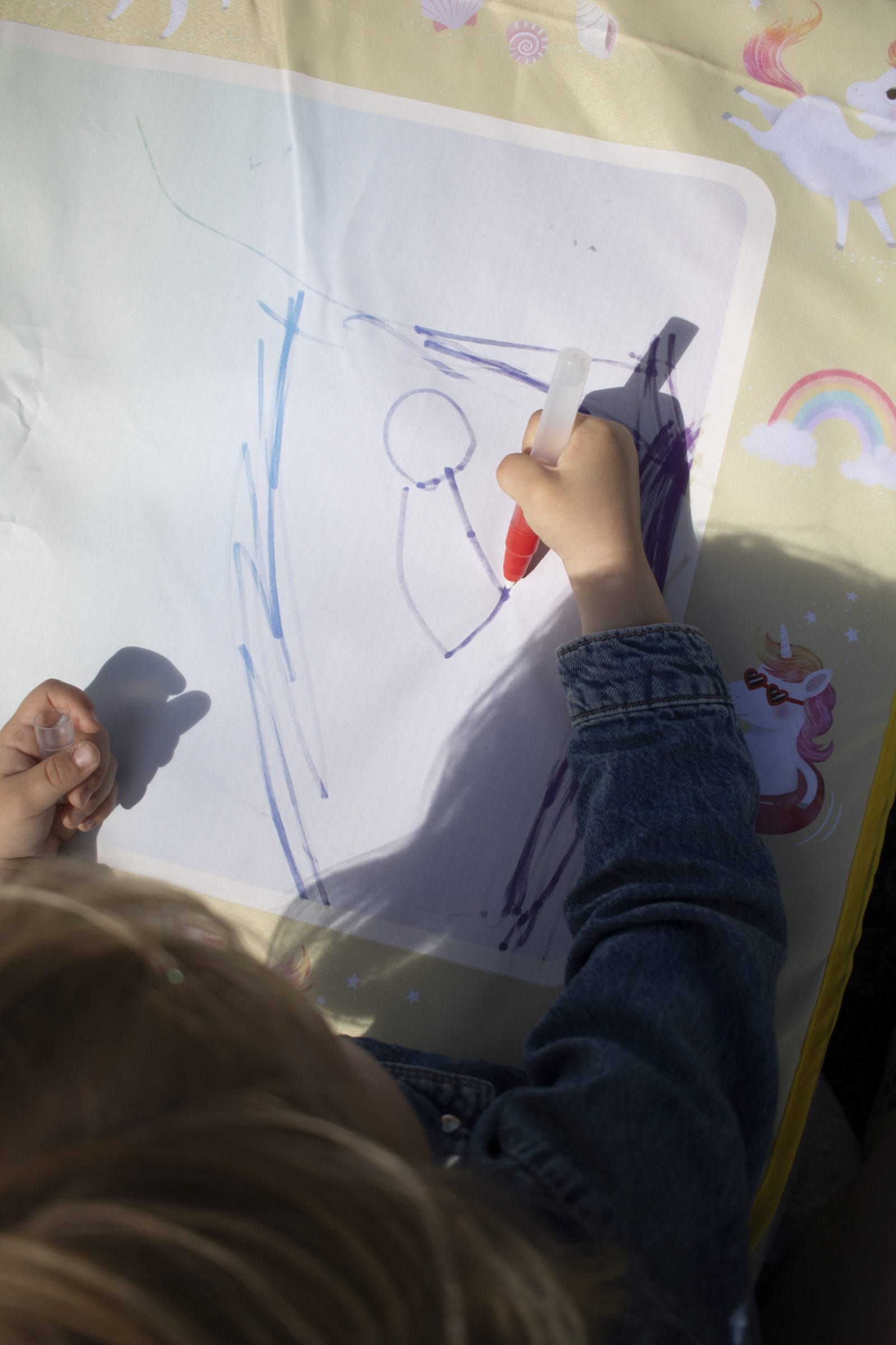 Water drawing mat – Unicorn Shores