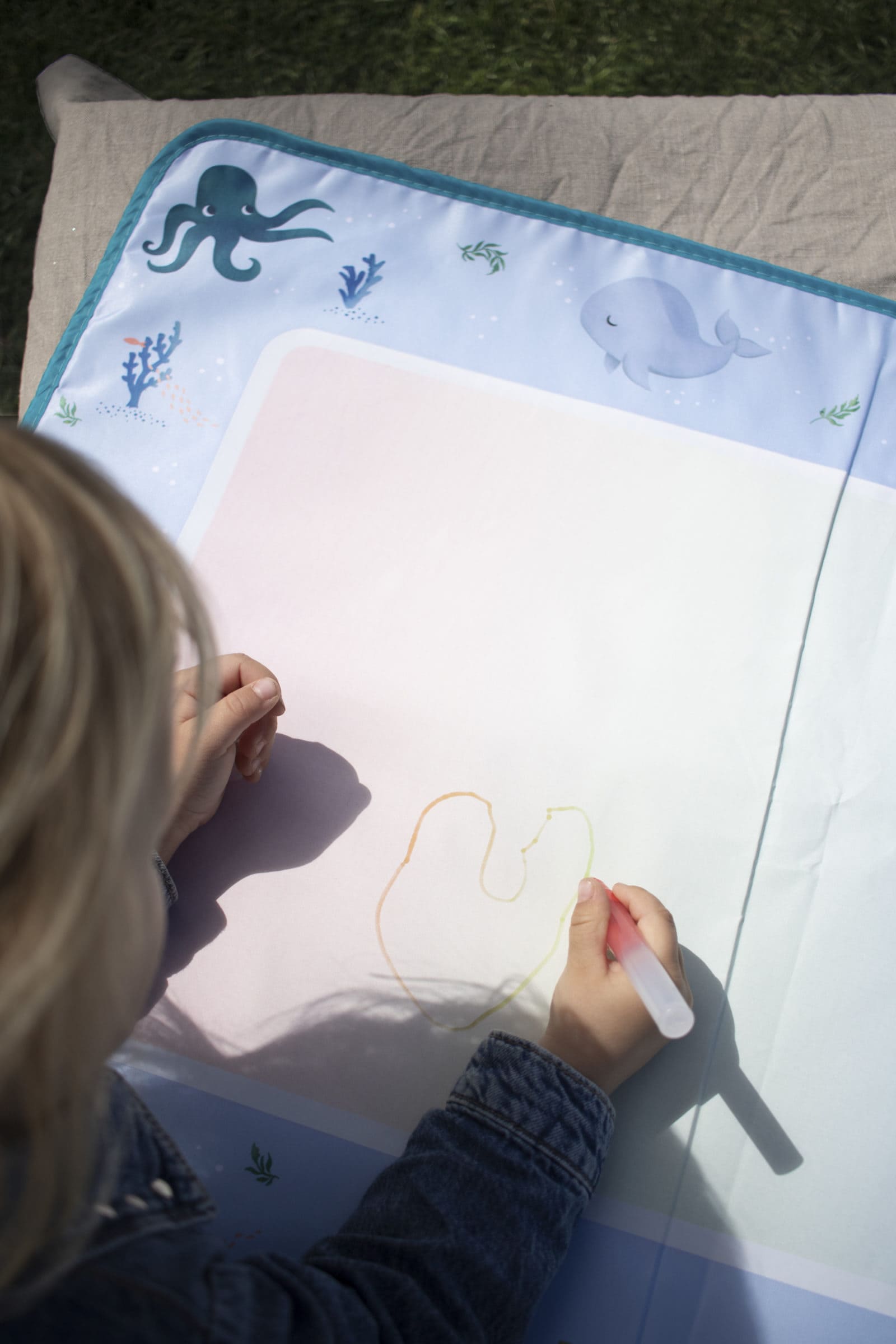 Water drawing mat – Christian's Whale Tales