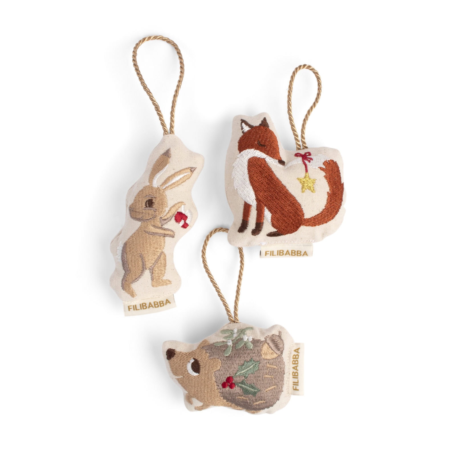 Bestickter Winterschmuck - Wonderful Winter - Waldfreunde