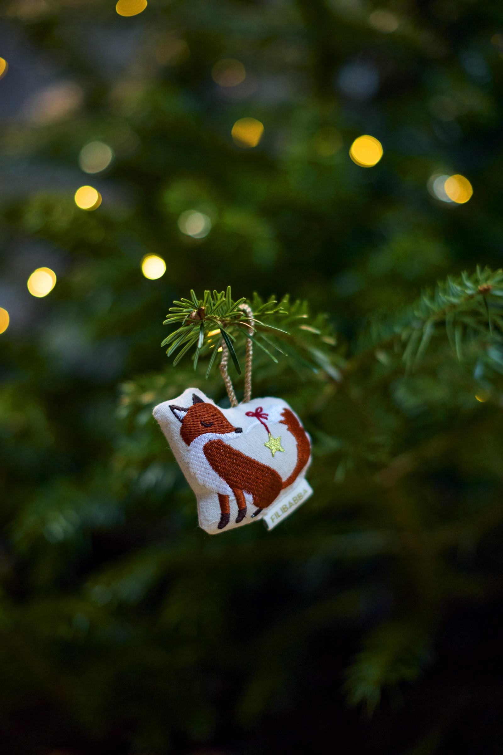 Bestickter Winterschmuck - Wonderful Winter - Waldfreunde