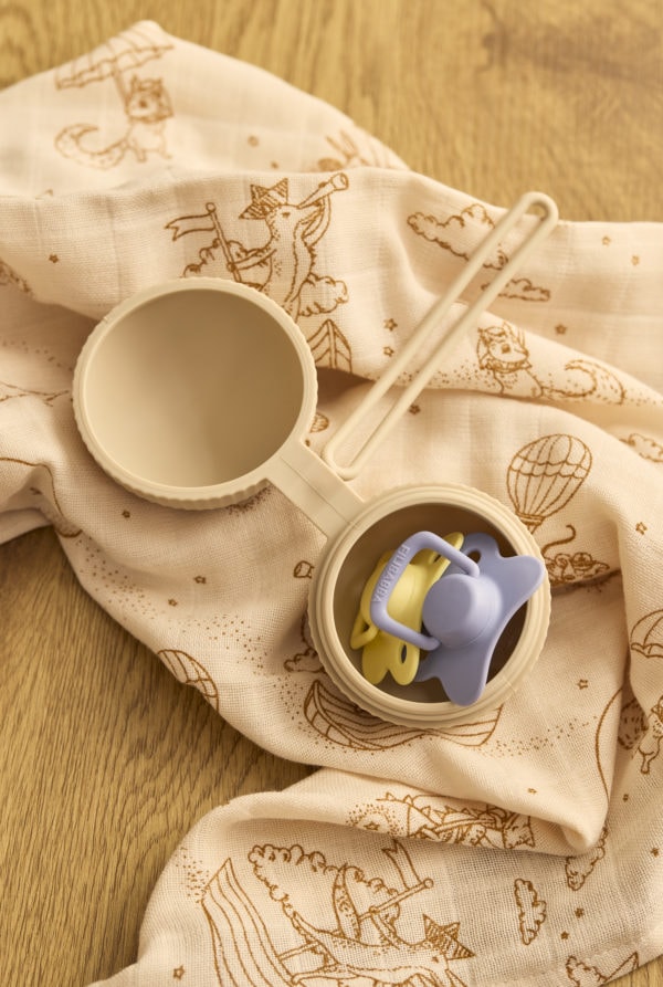 Silicone pacifier storage - Offwhite
