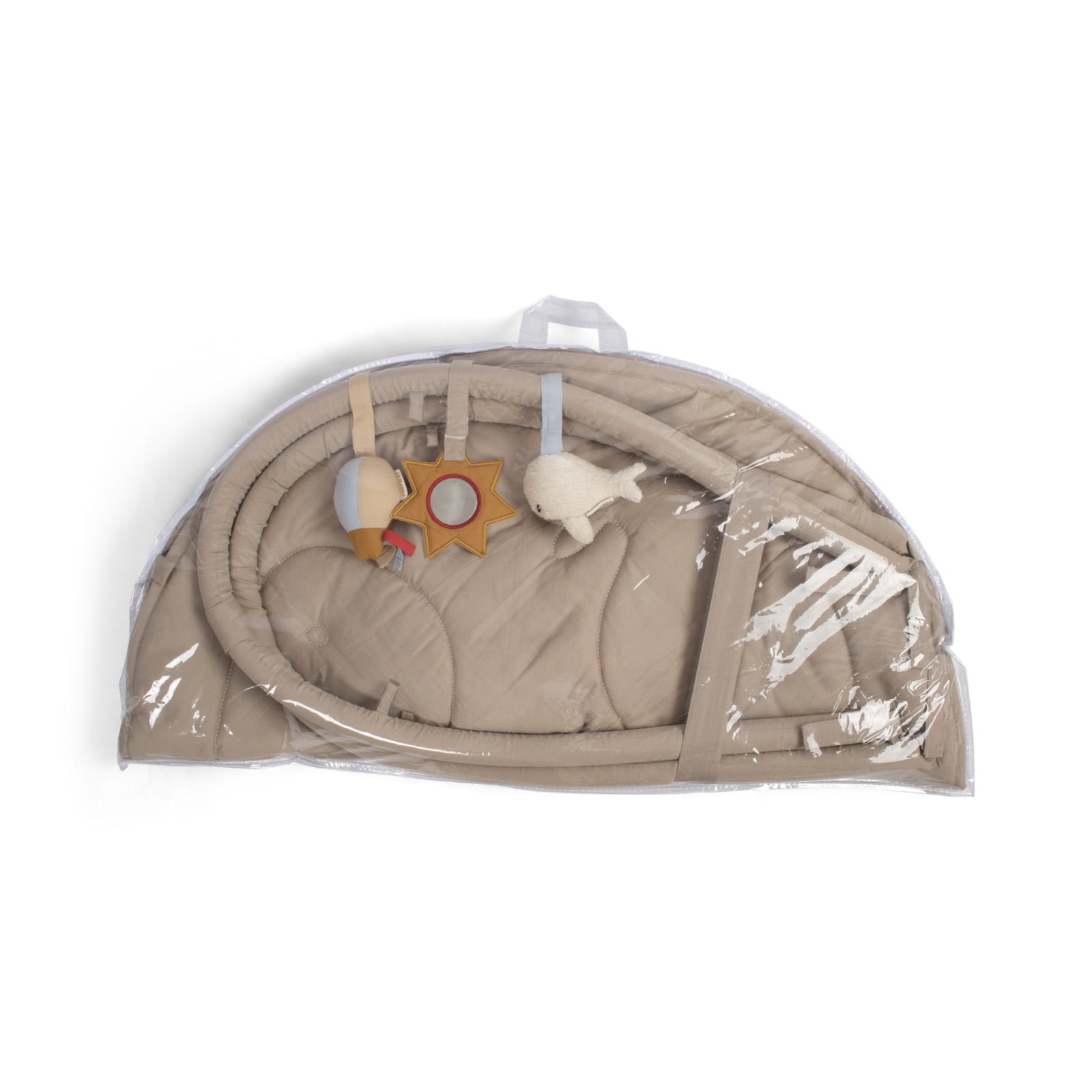 Fjord activity gym incl. 3 sensory toys - Beige