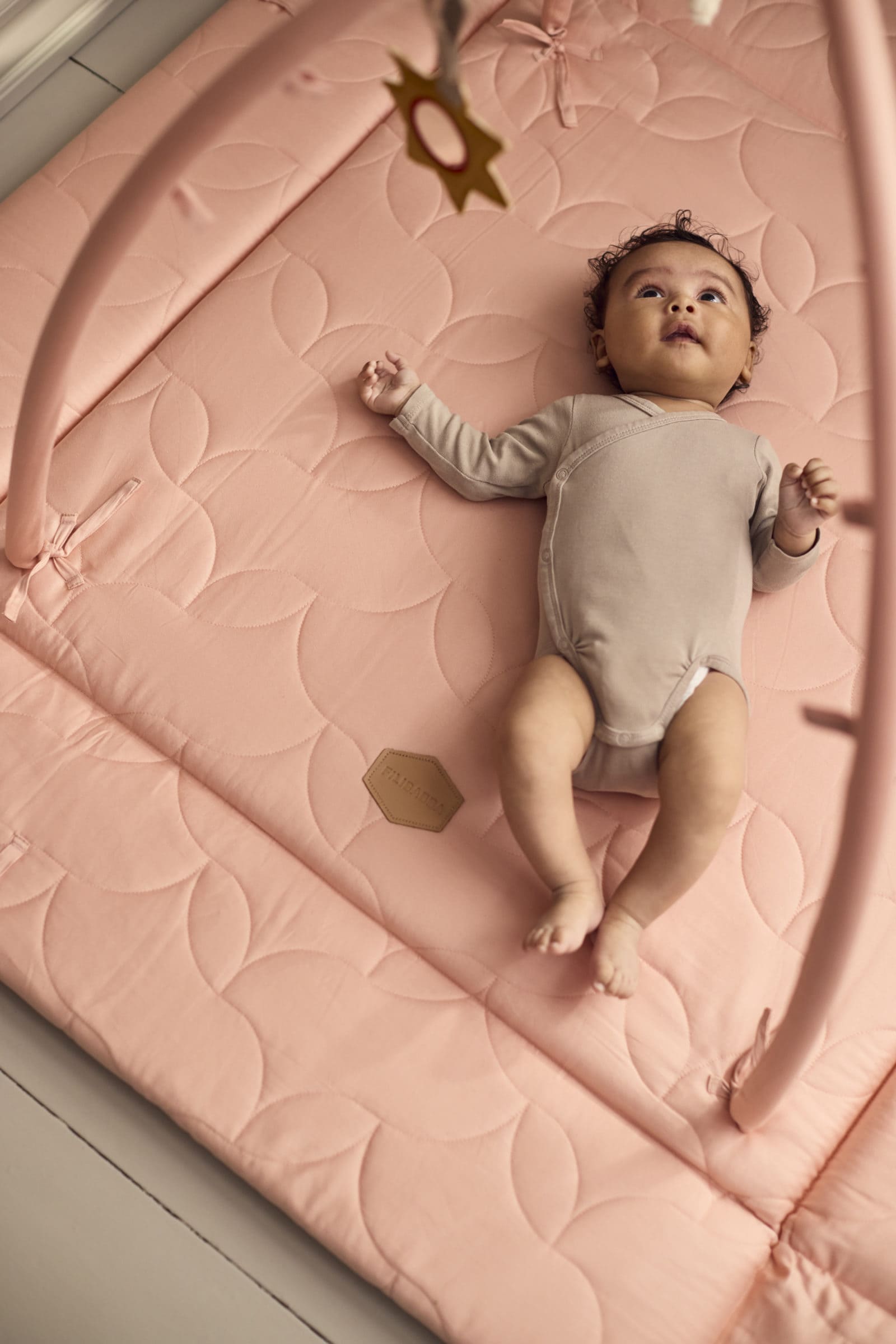 Activity nest - Soft quilt - Misty Rose
