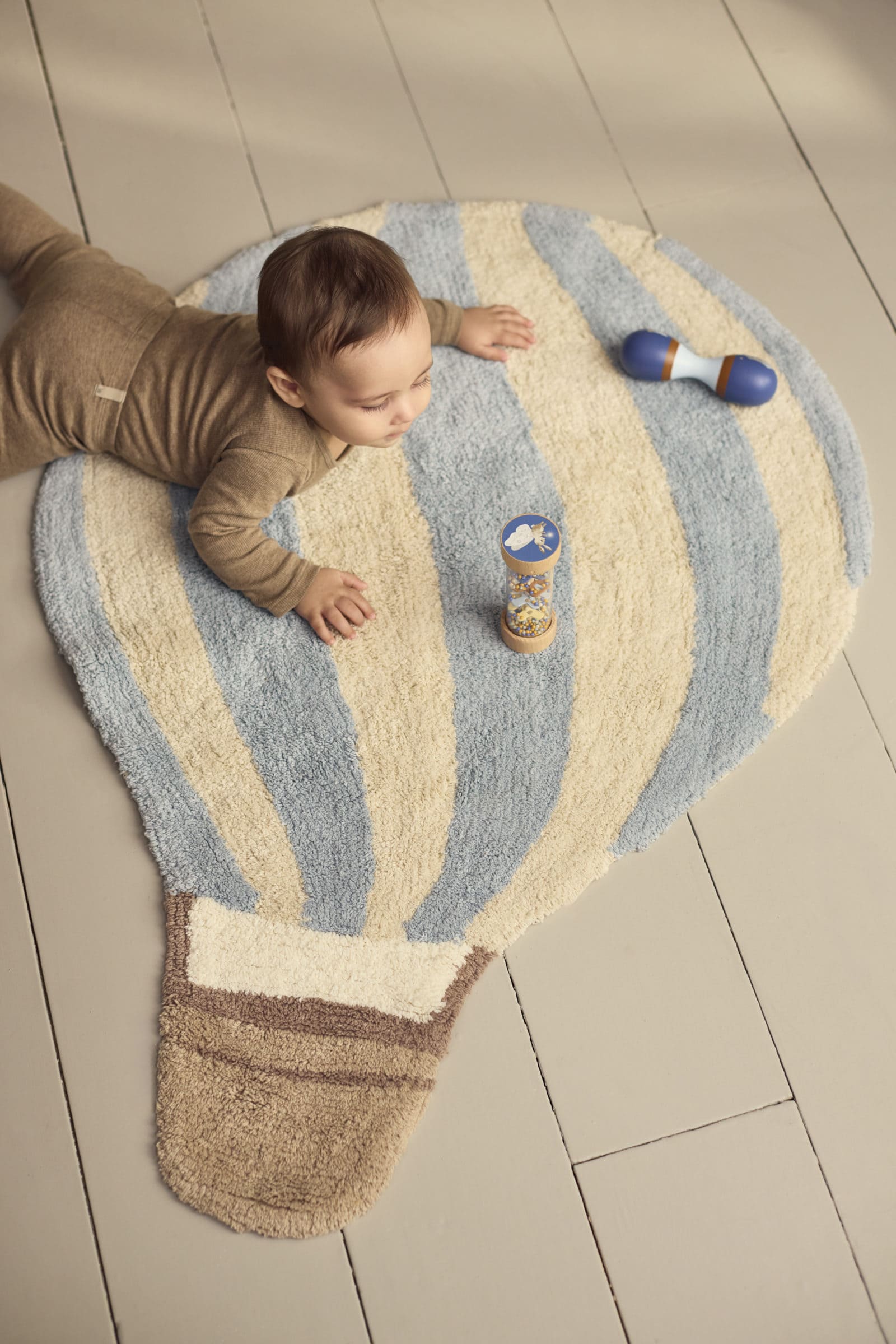 Tufted rug - Air balloon - Pearl Blue