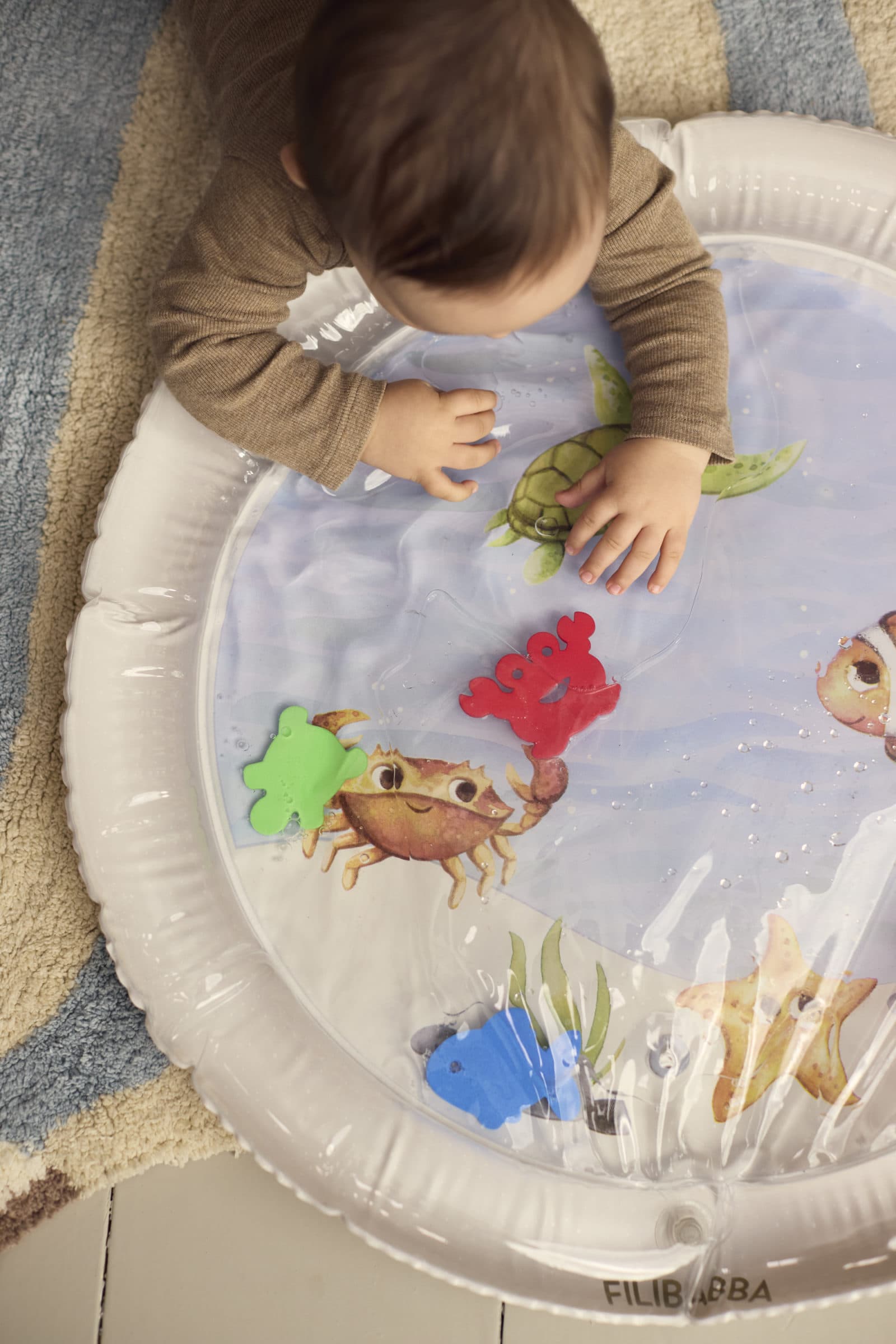 Water mat for tummy time - Sea friends