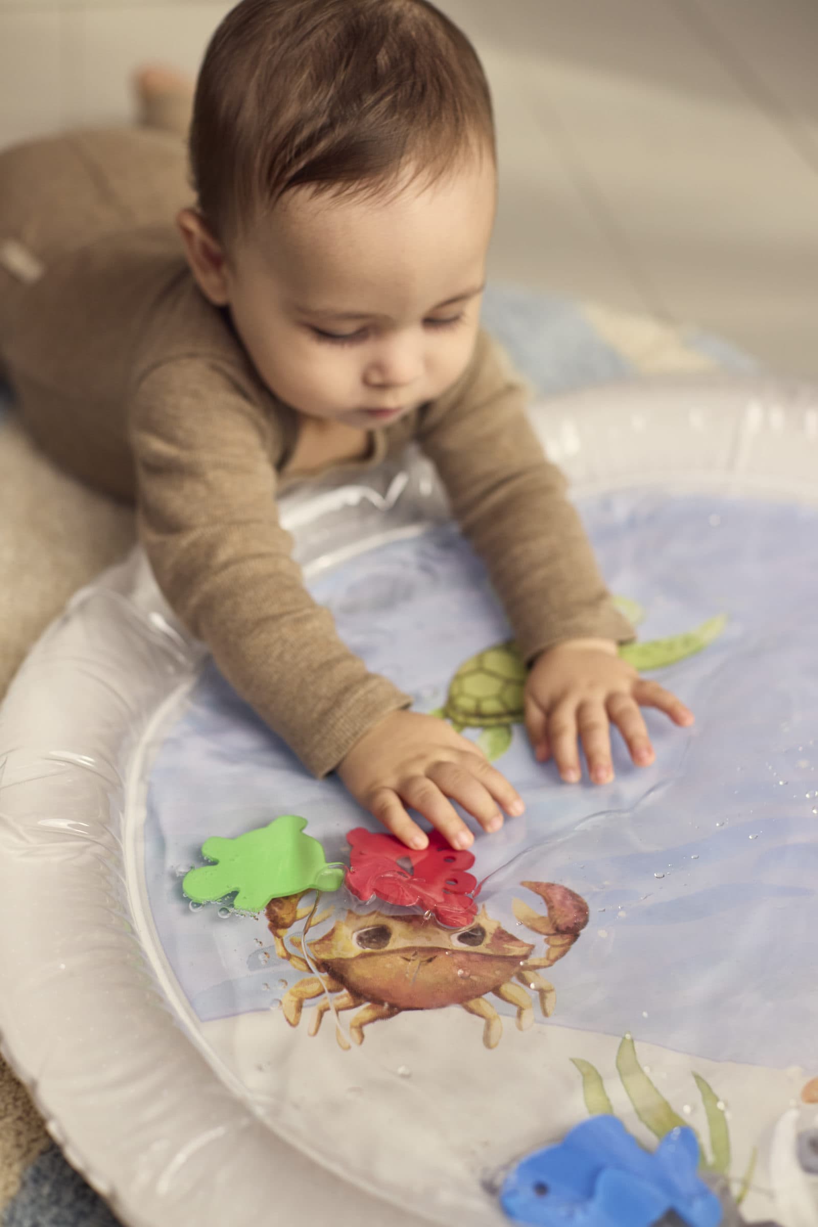 Water mat for tummy time - Sea friends