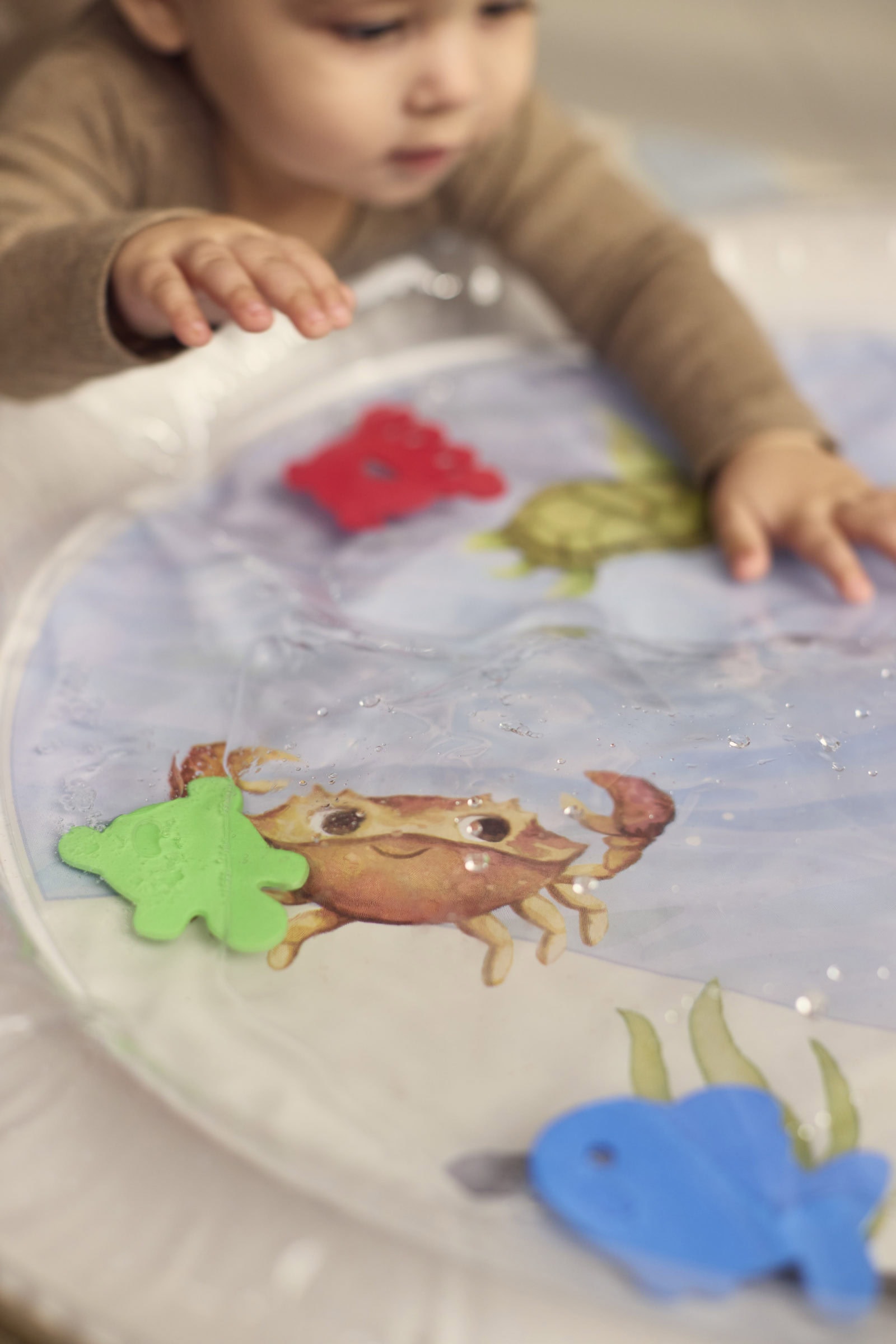 Water mat for tummy time - Sea friends