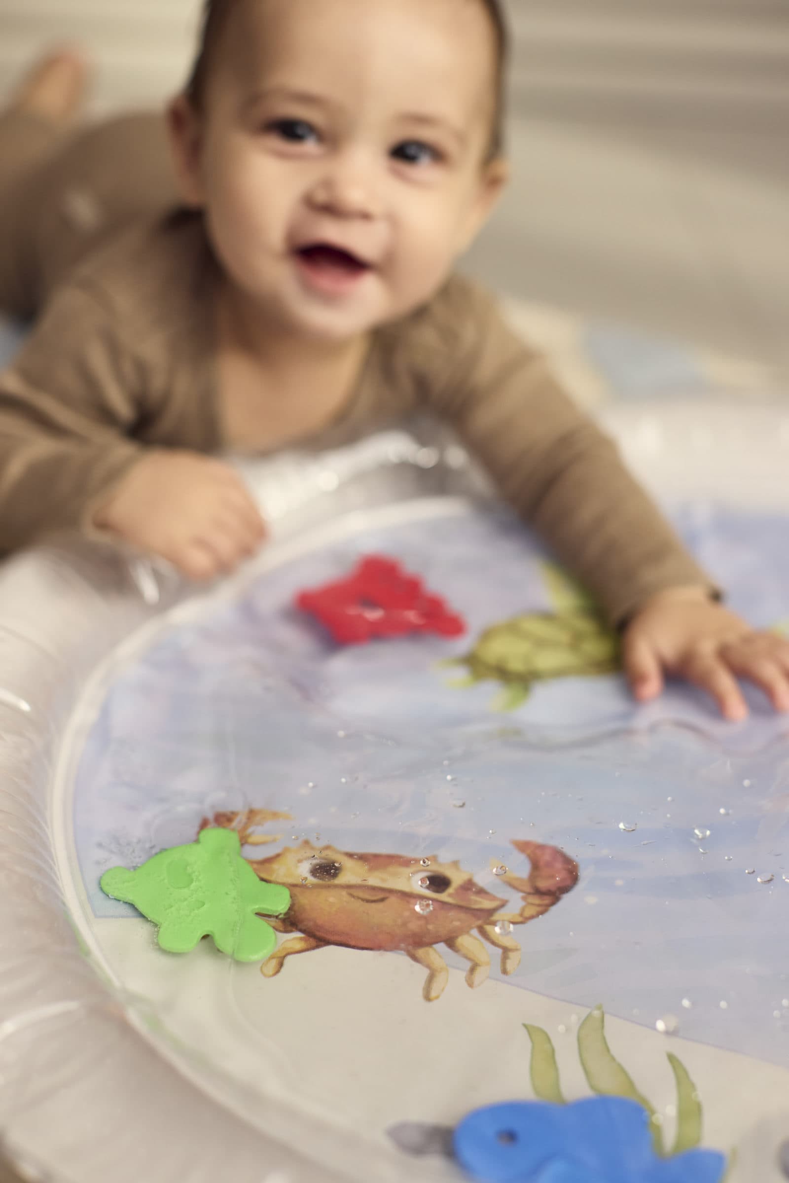 Water mat for tummy time - Sea friends
