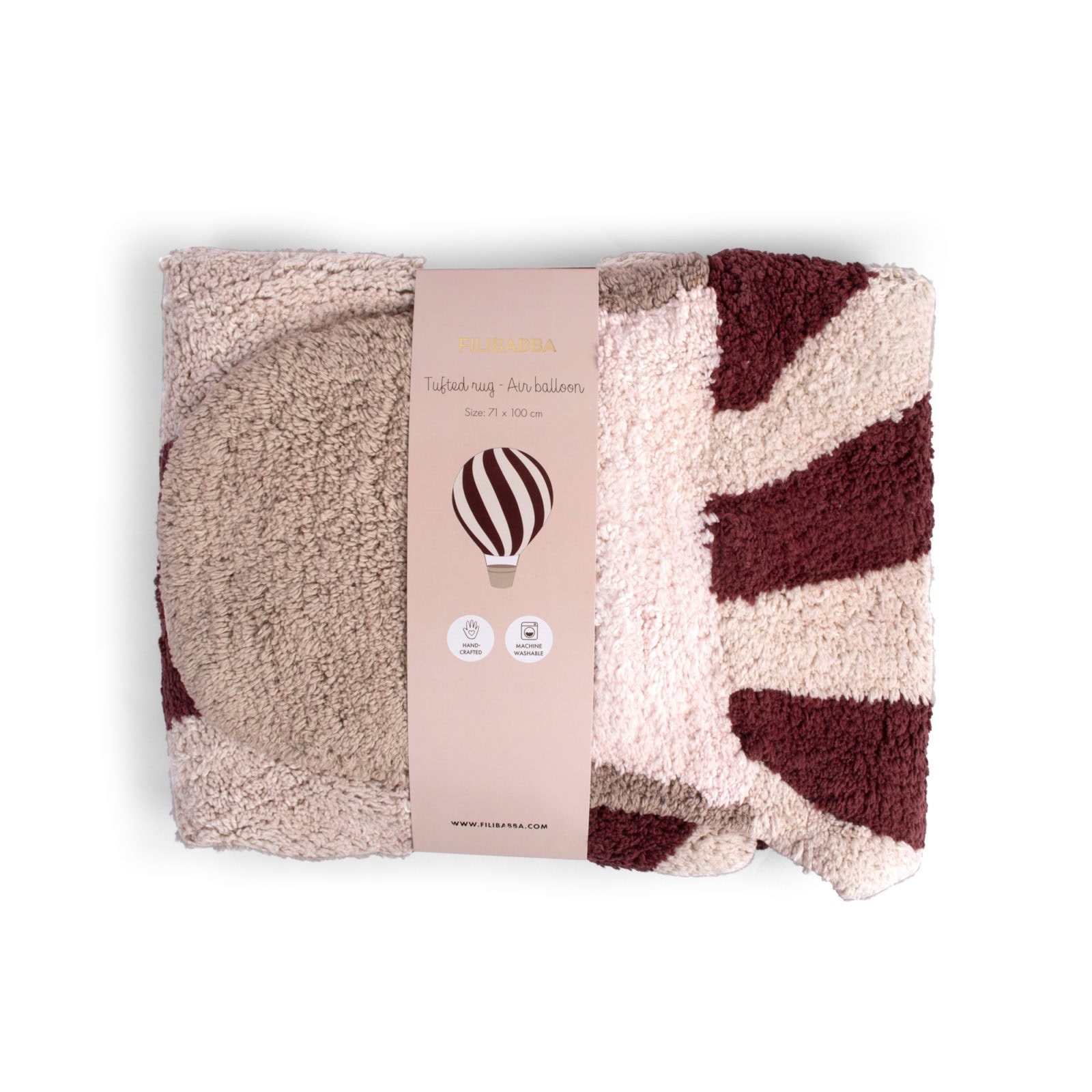 Tufted rug - Air balloon - Deeply Red