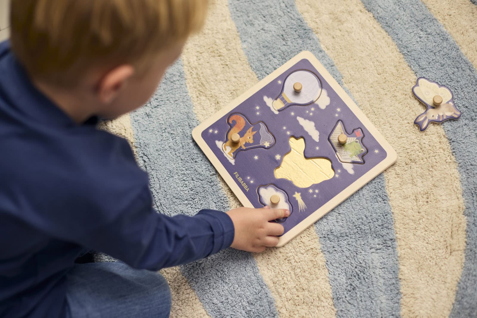 Wooden sensory puzzle - Little Adventurers