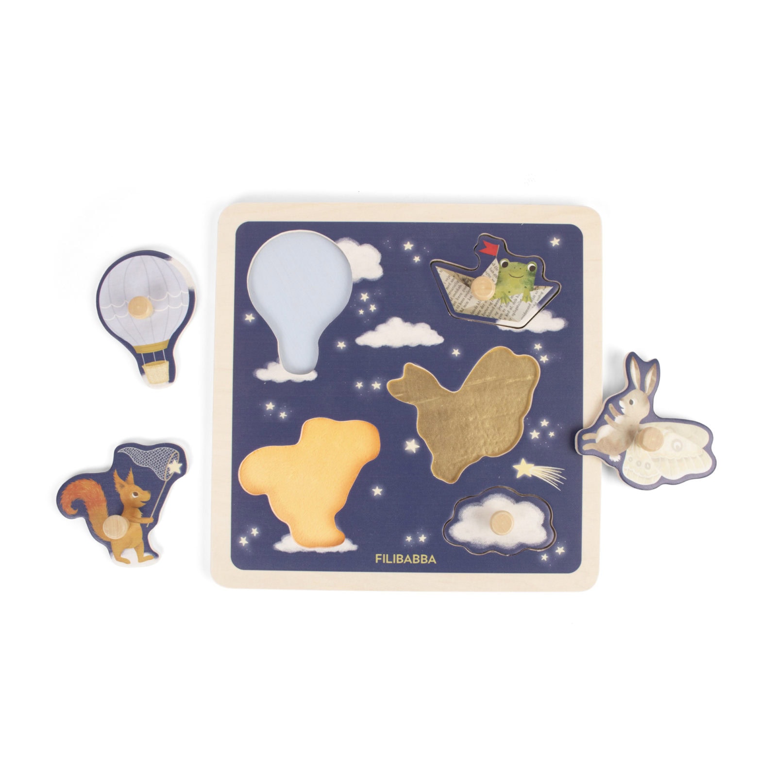 Wooden sensory puzzle - Little Adventurers